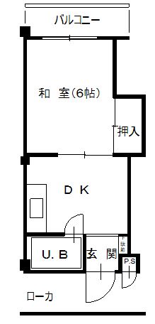 第2ミサワハウス　305号 間取り図