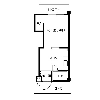 第2ミサワハウス　306号 間取り図