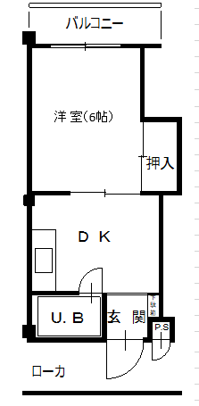 第2ミサワハウス　202号 間取り図